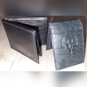 💲Dockers Premium Leather Bi-Fold Wallet/Magnetic Money Clip Combo